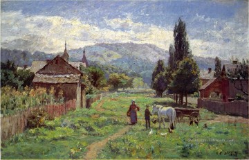 Cumberland Montagnes Impressionniste Indiana Paysages Théodore Clement Steele Peinture à l'huile